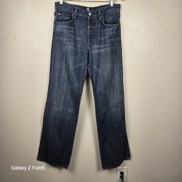 7 For All Mankind Other - 7 For All Mankind Men’s Relaxed Fit Jeans 32x32 Button Fly A Pocket T531061U USA